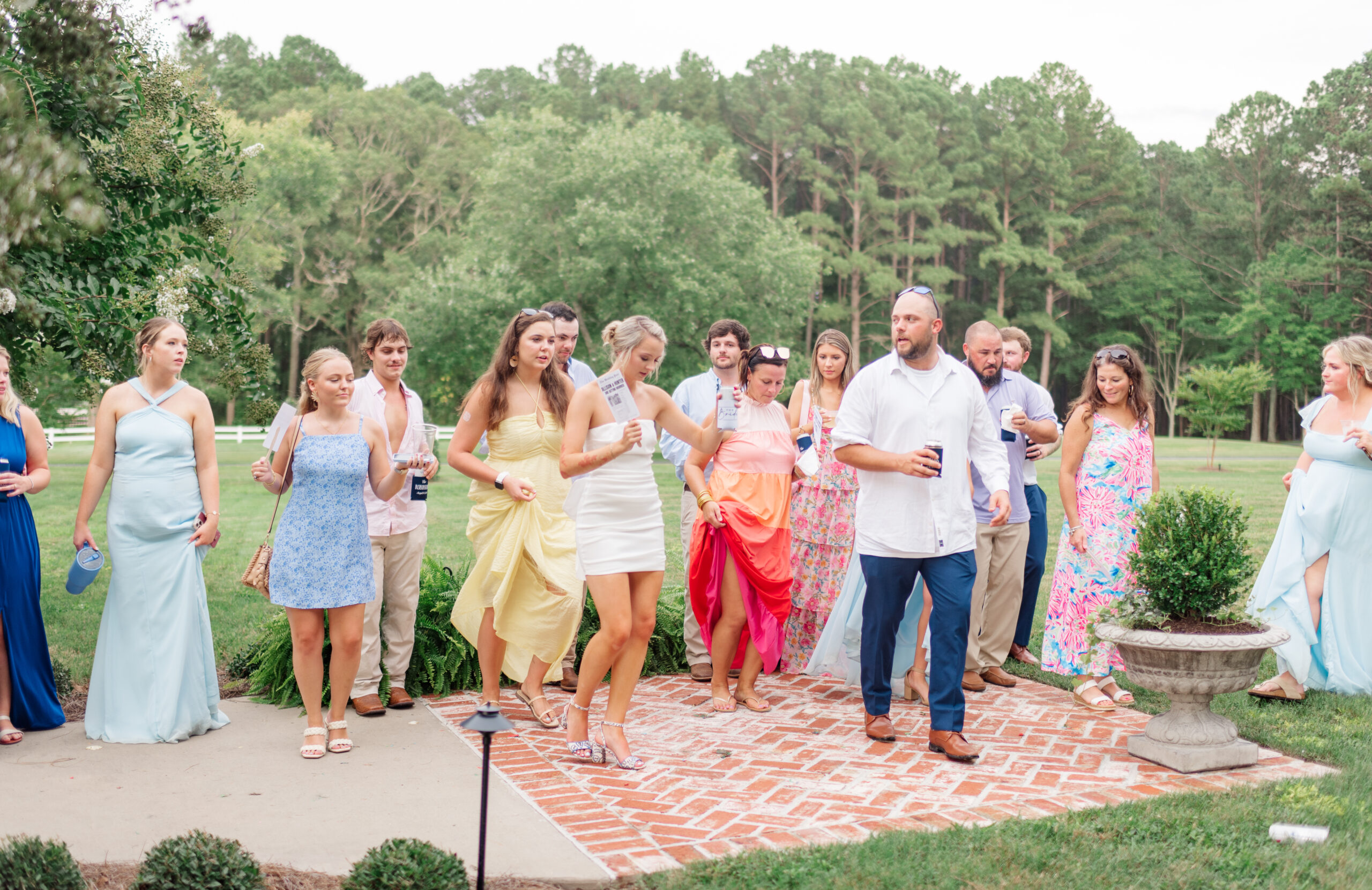 Summer Wedding at The County Line Bluegrass Barn 