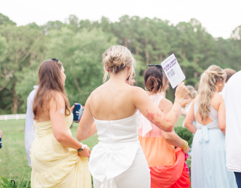 Summer Wedding at The County Line Bluegrass Barn 