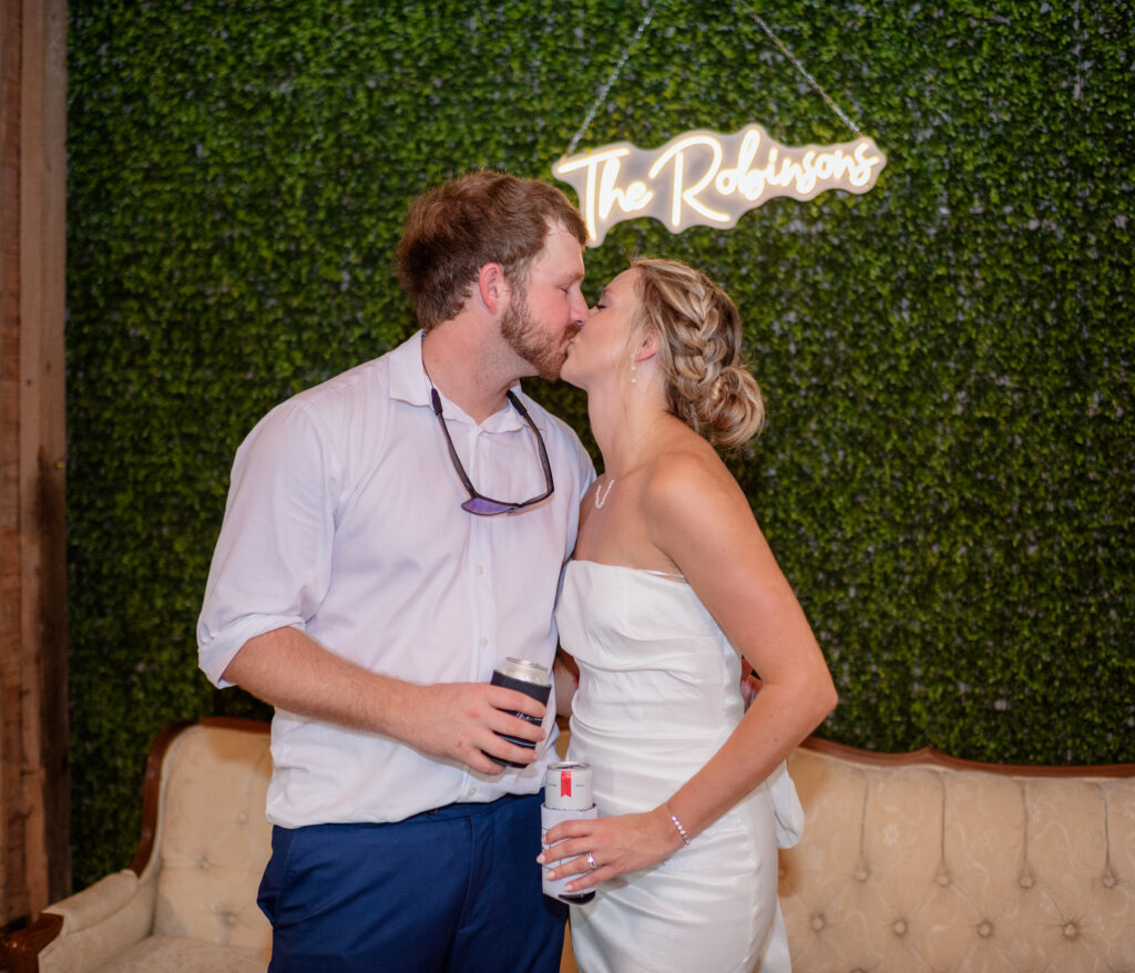 Summer Wedding at The County Line Bluegrass Barn 