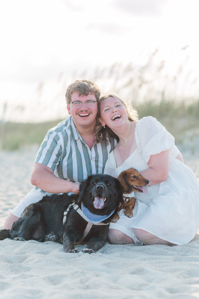 Wrightsville beach NC engagement 