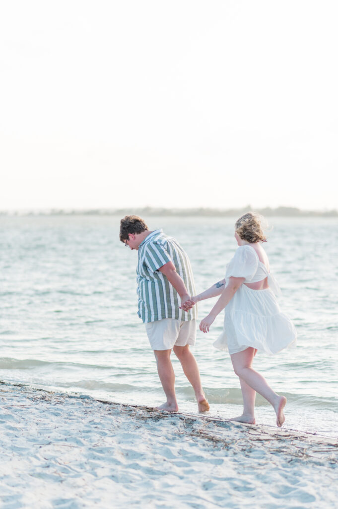 Wrightsville beach NC engagement 