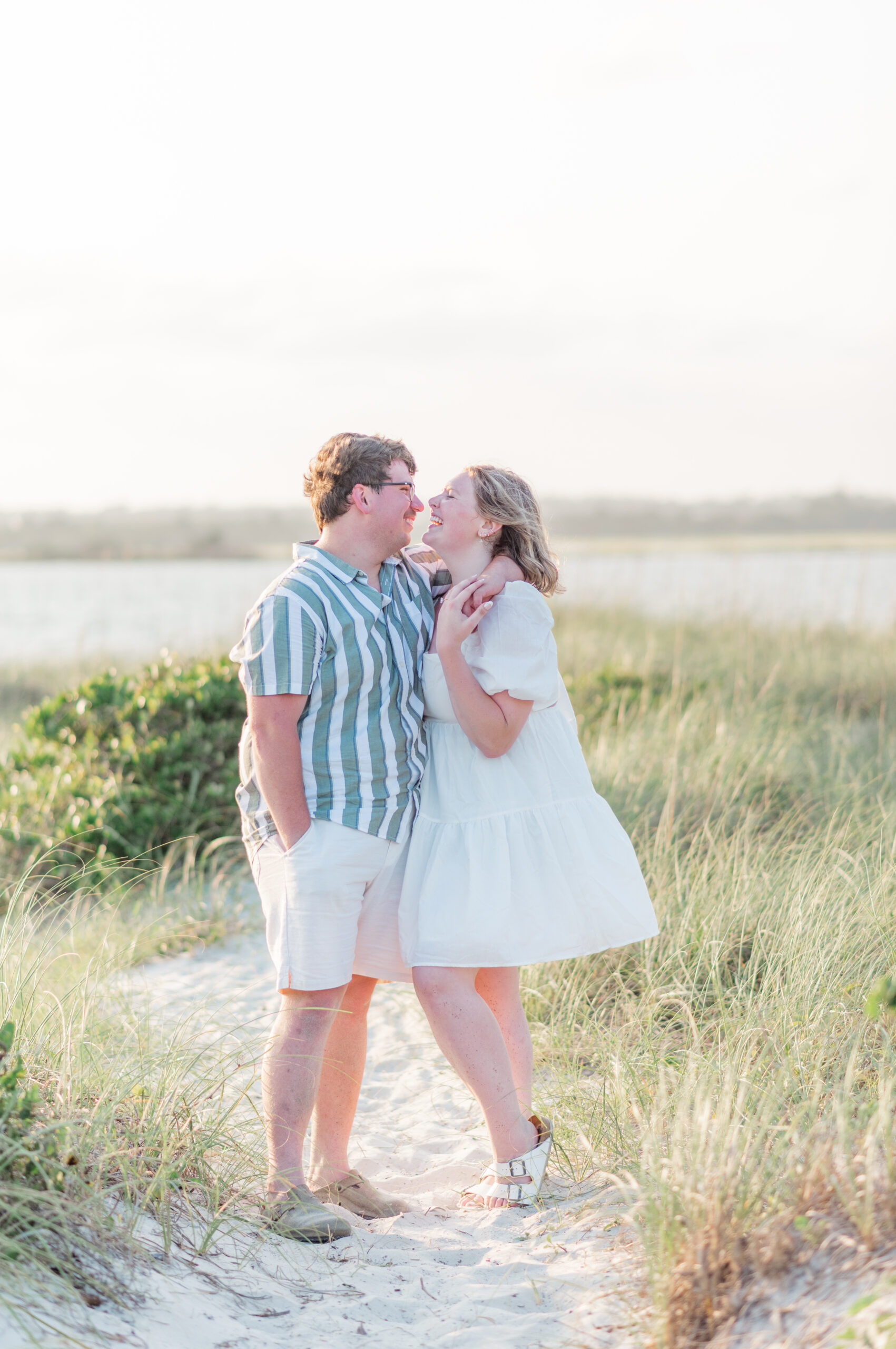 Wrightsville beach NC engagement 