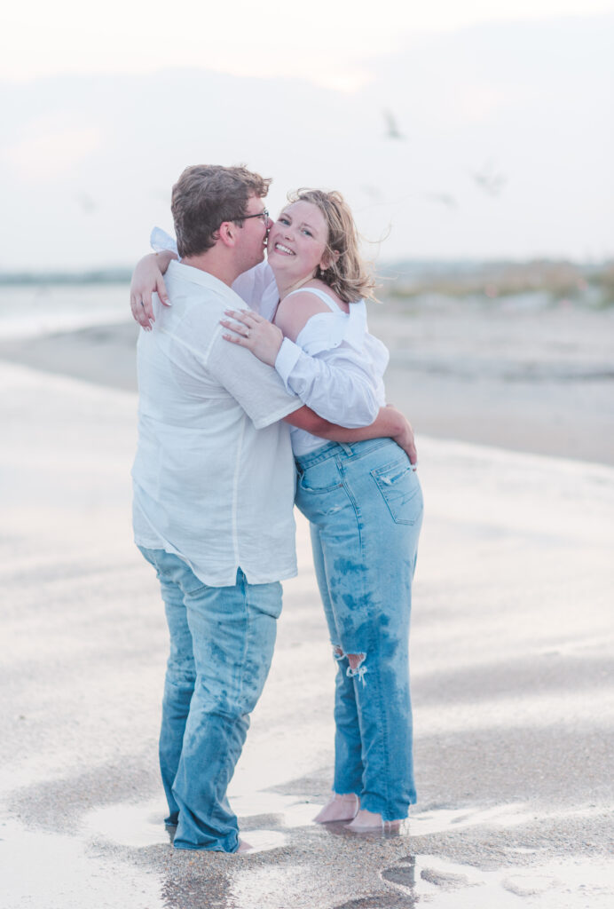 Wrightsville beach NC engagement 